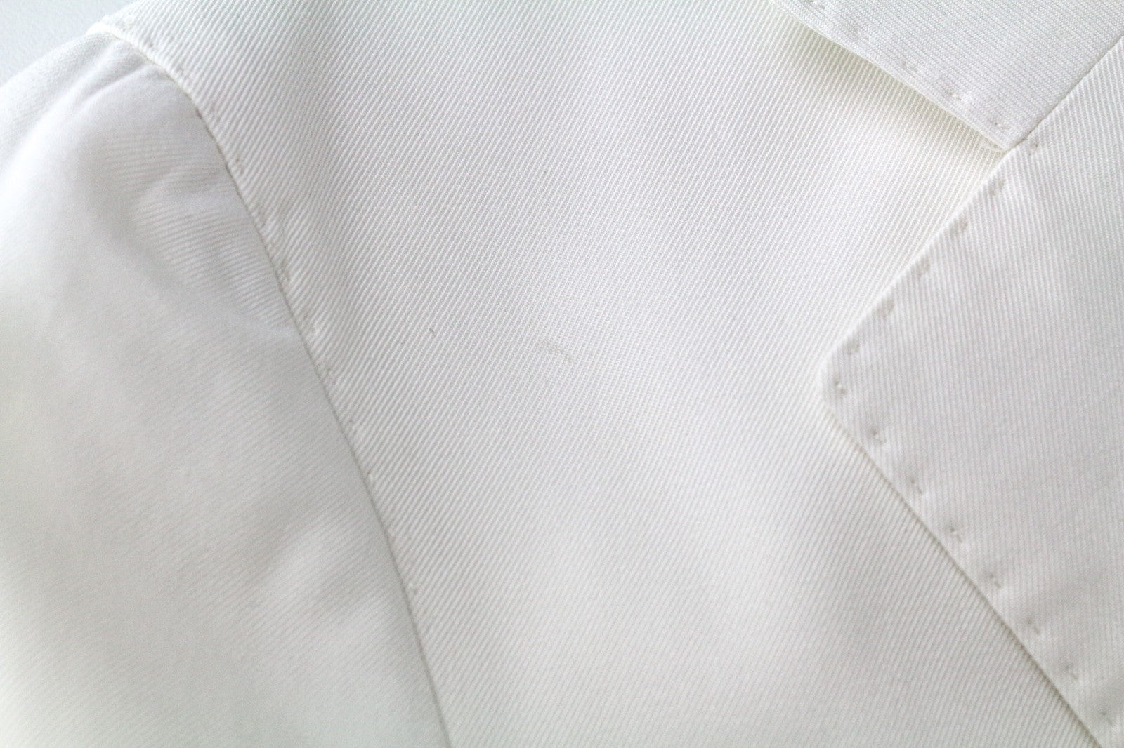 SUITSUPPLY Havana Men Suit UK38R Unlined Off-White Slim Fit Pure Cotton 2 Piece