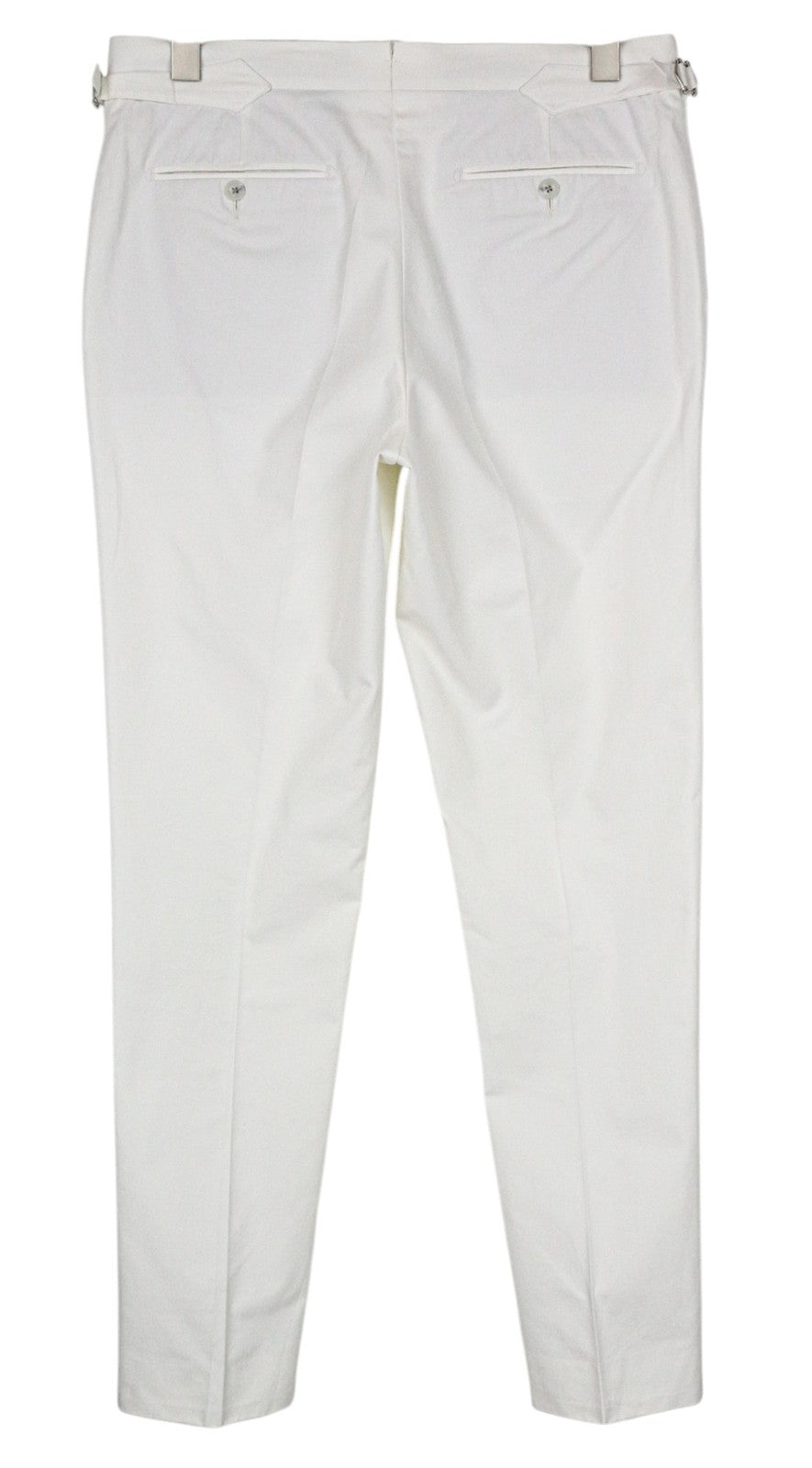 SUITSUPPLY Men Suit M Single-Breasted Unlined Classic Pleated Off-White 2 Piece