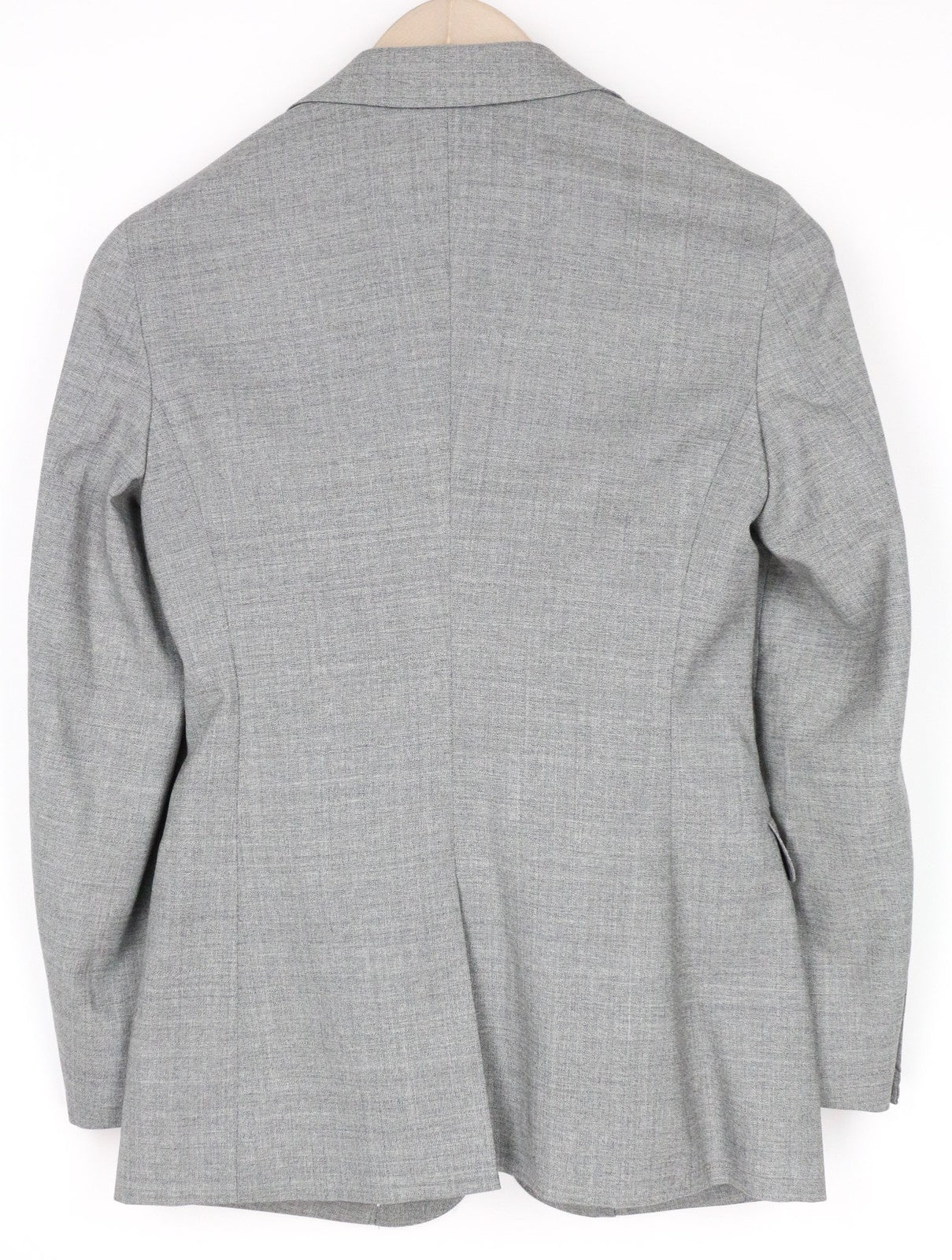 SUITSUPPLY Cameron Women Blazer UK6S 2XS Grey Pure Wool Single-Breasted Lined