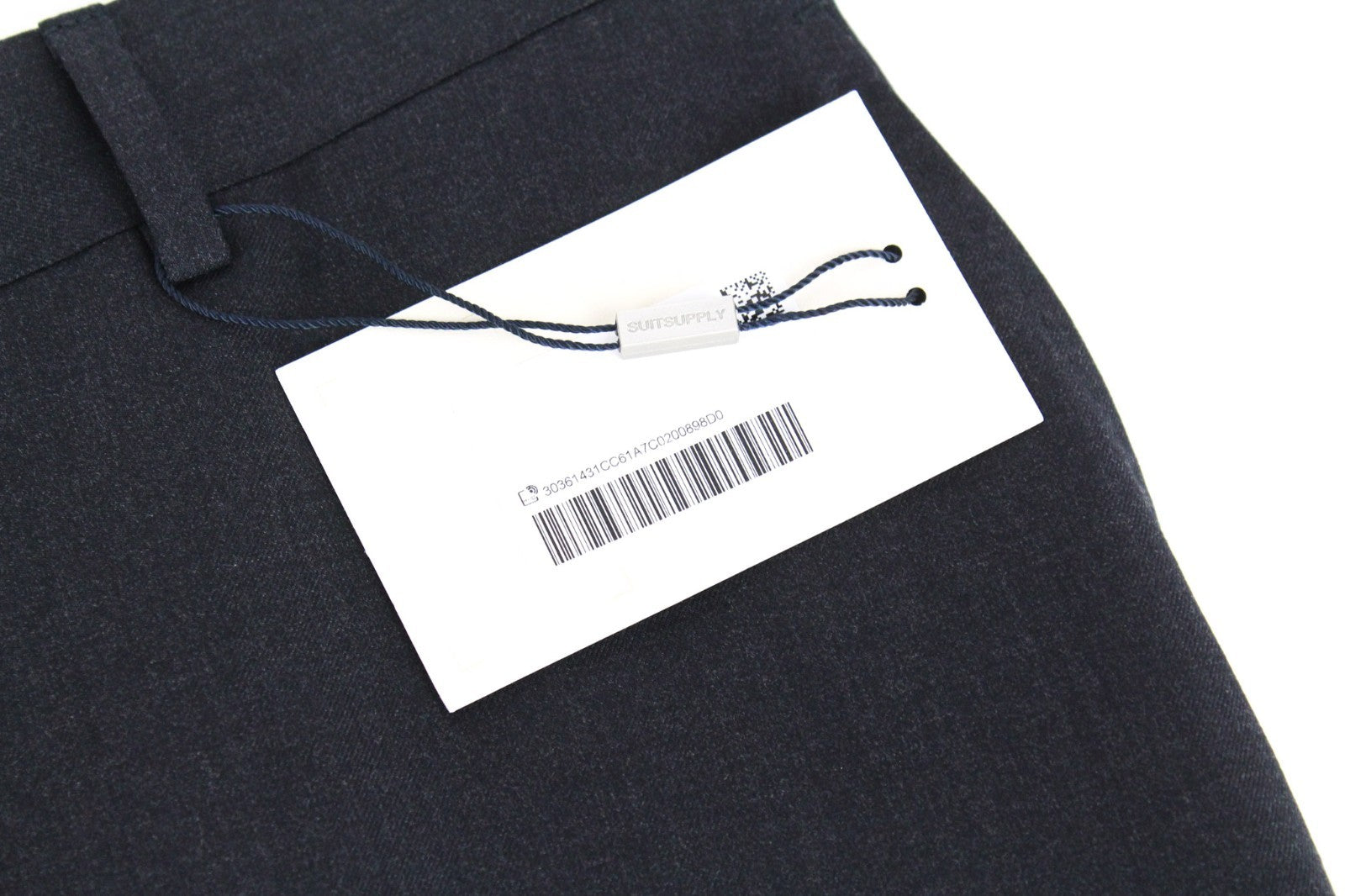 SUITSUPPLY La Spalla Men Suit UK44S Single-Breasted Pure Wool Grey 2 Piece