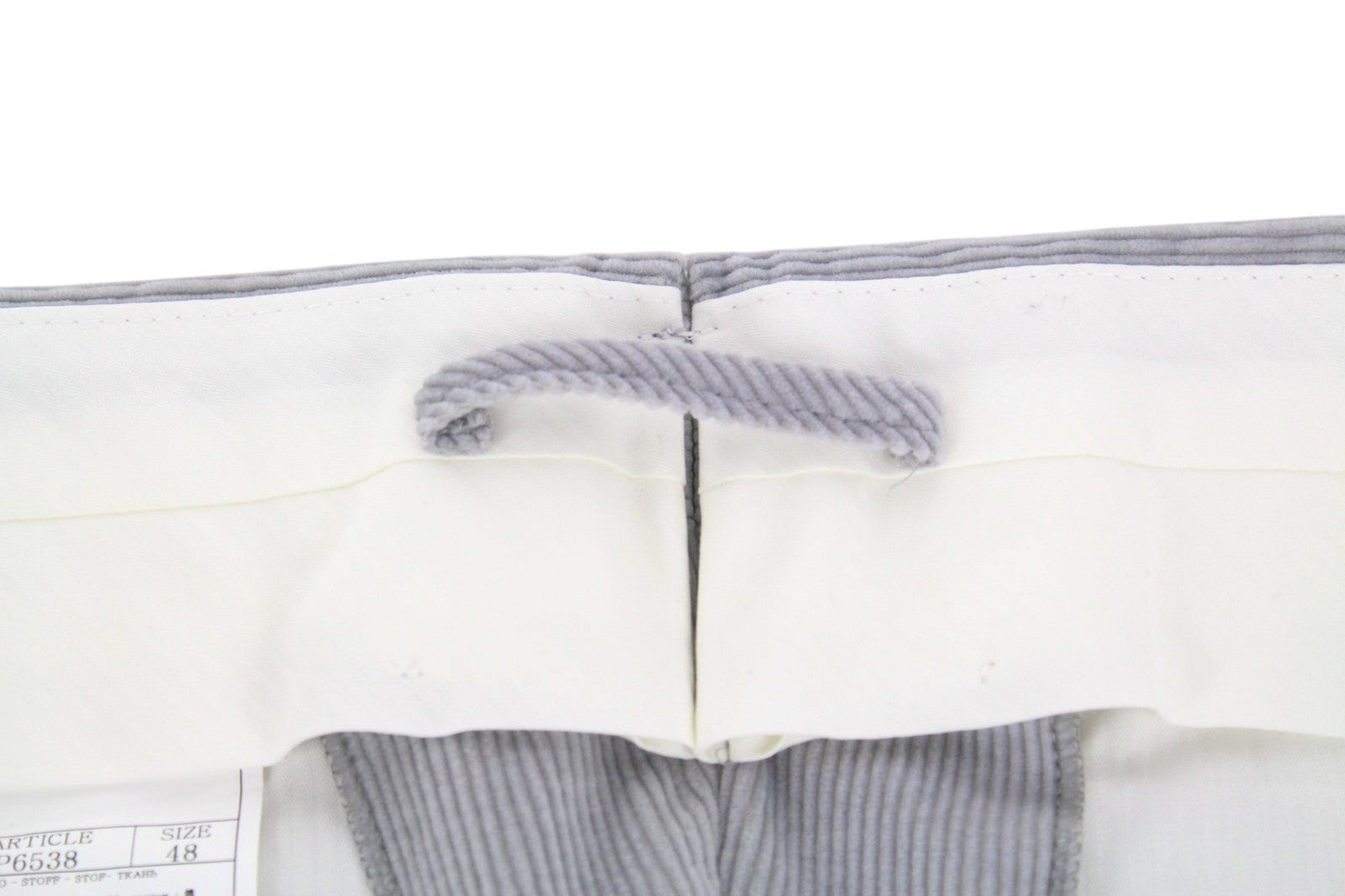 SUITSUPPLY Havana Men Suit UK38R Cashmere Zegna Corduroy Slim Grey 2Piece