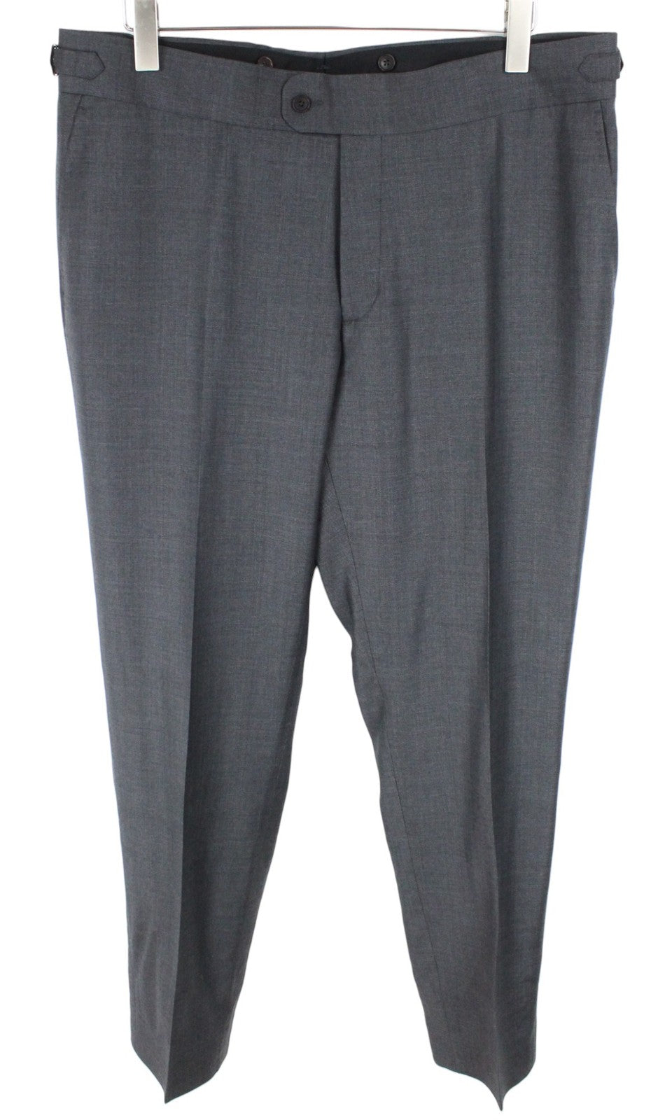 SUITSUPPLY La Spalla Men Suit UK44L Lined Pure Wool Grey 2 pc Ing Loro Piana