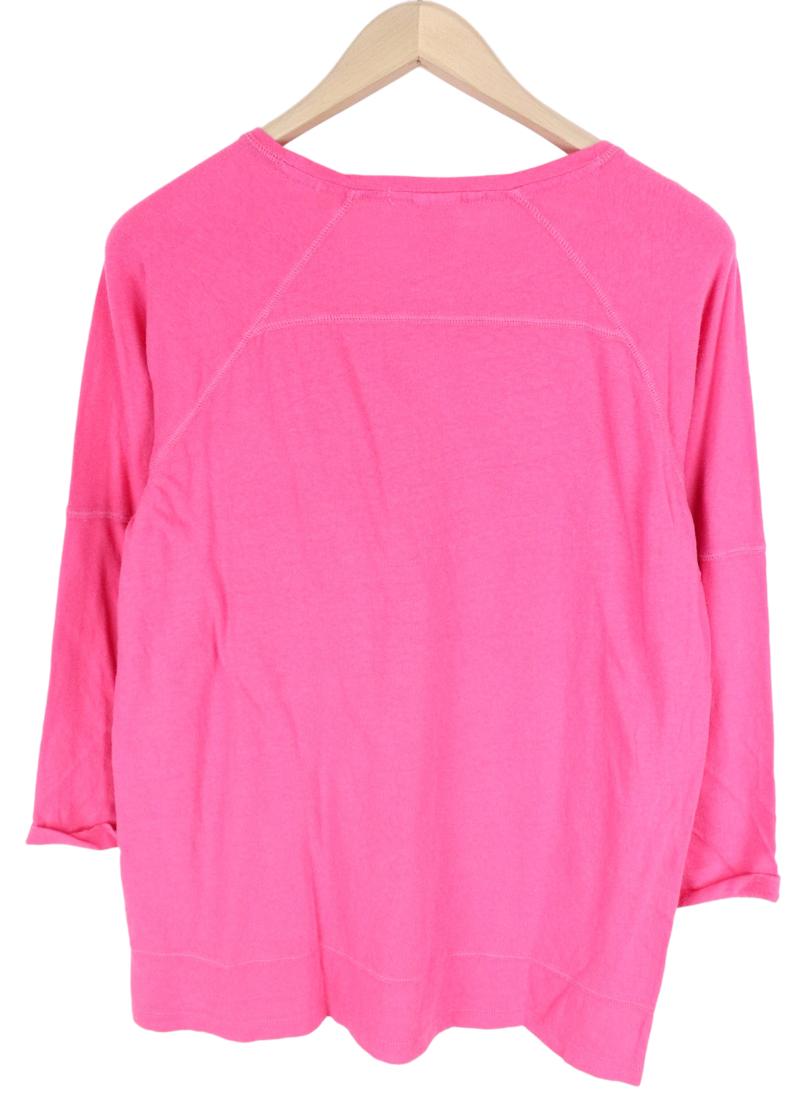 SCOTCH & SODA Ams Blauw Men T-Shirt ~M Pink 3/4 Sleeve Pocketed Pull On Casual