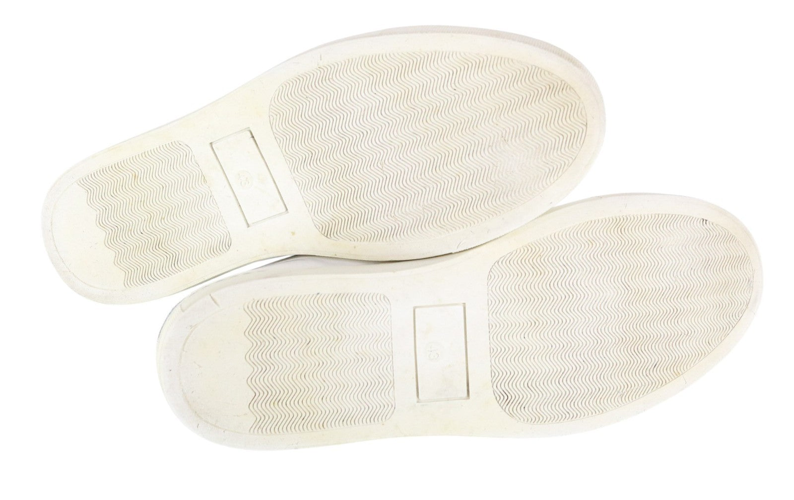 SUITSUPPLY Men Trainers EU43 White Genuine Leather Laced Low Top Sneakers