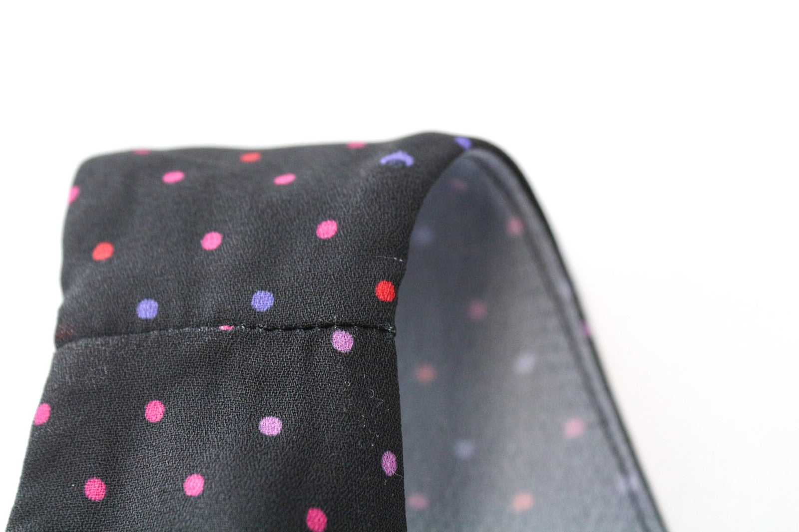 FRANKIE MORELLO Women's Blouse XS Black Sleeveless Polka Dot Round Neck Top