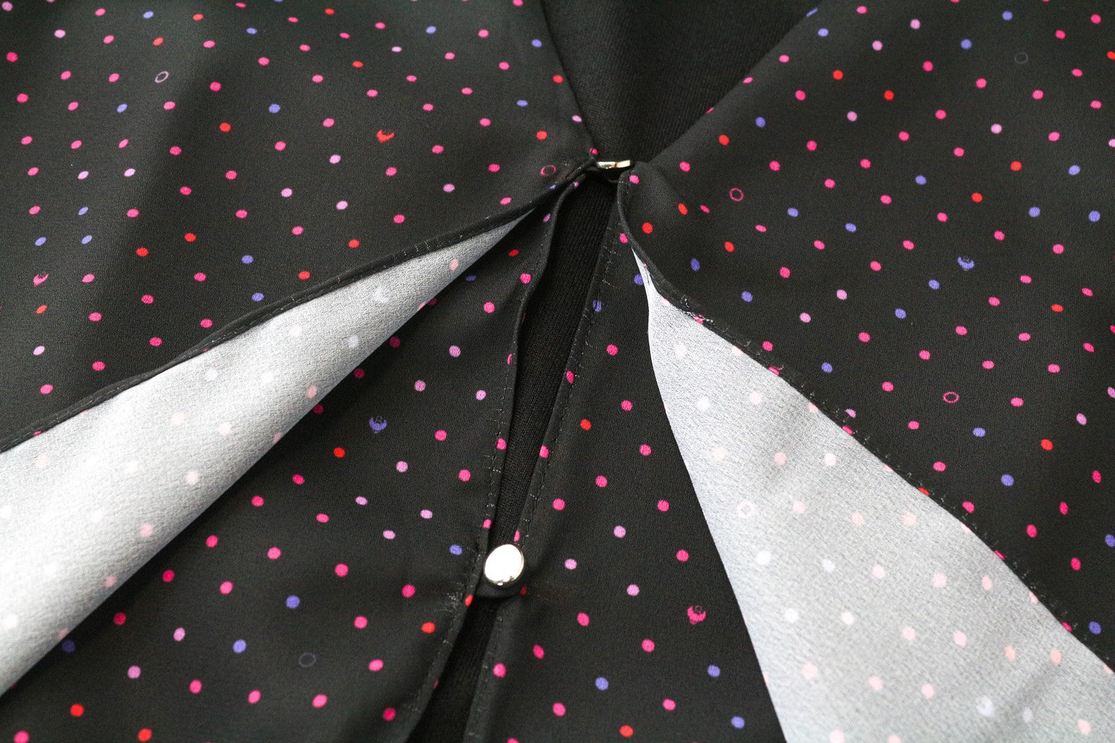 FRANKIE MORELLO Women's Blouse XS Black Sleeveless Polka Dot Round Neck Top