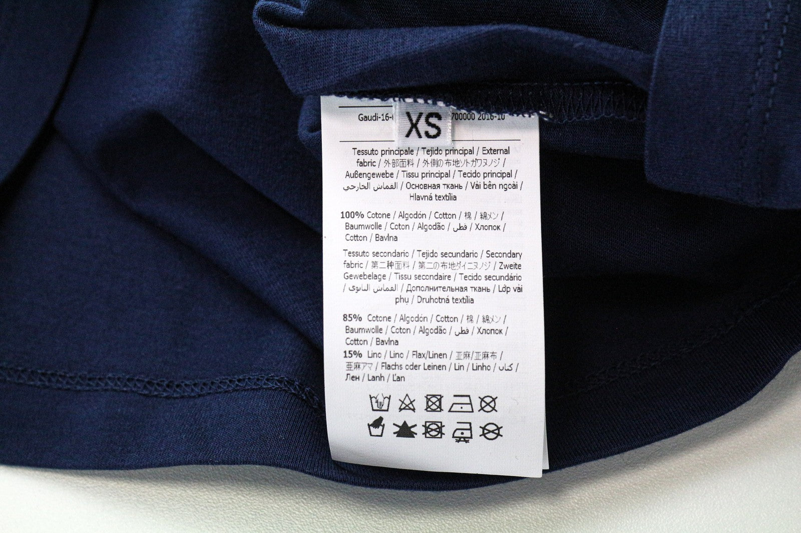 GAUDI Men's T-Shirt XS Blue Cotton Casual Pocket Tee Short Sleeve Pullover