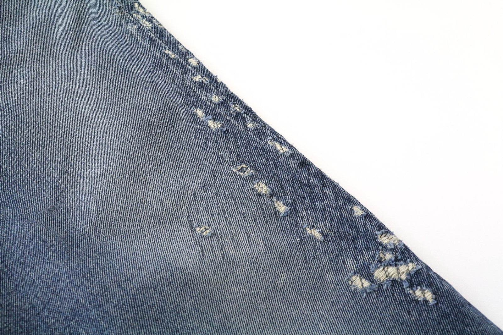 DIESEL Mharky 0870B Men's Jeans W30/L32 Distressed Blue Slim Skinny Denim