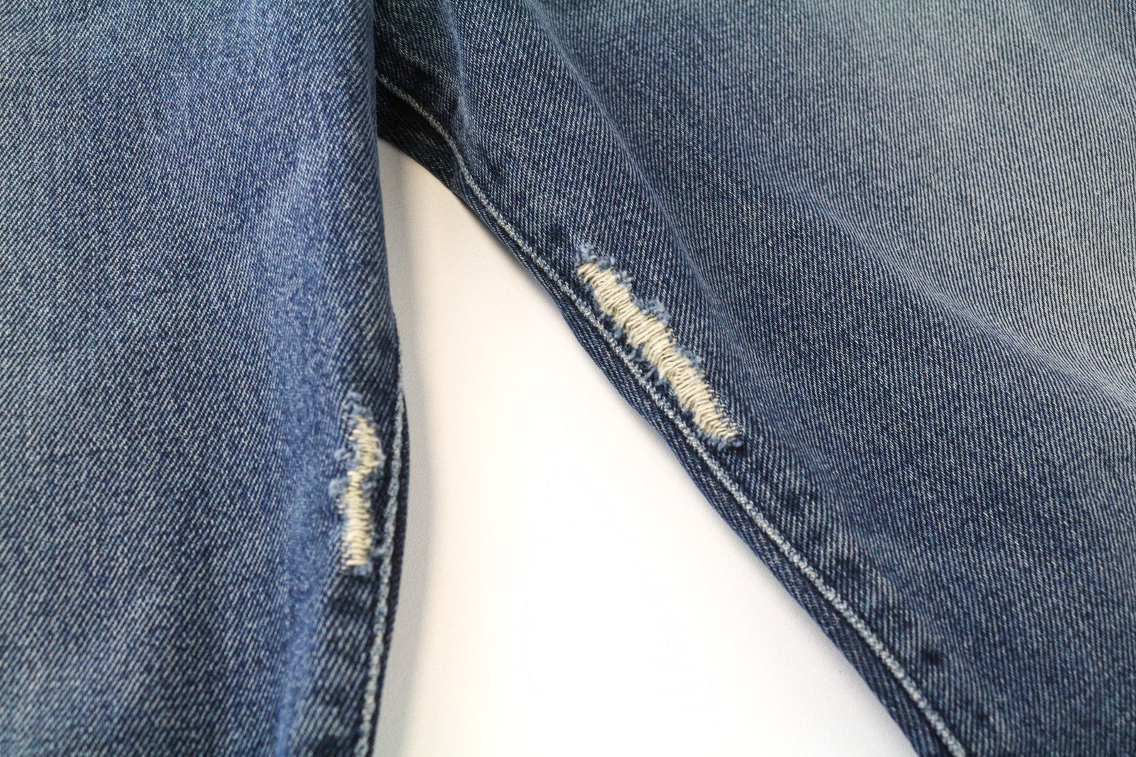 DIESEL Mharky 0870B Men's Jeans W30/L32 Distressed Blue Slim Skinny Denim