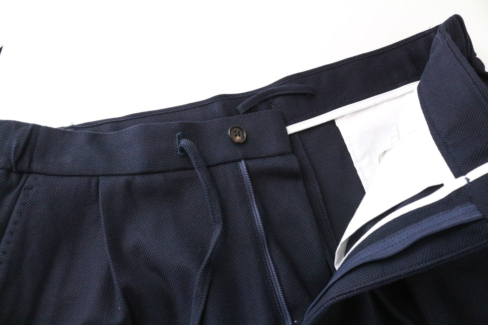 SUITSUPPLY Havana Patch Men's Suit UK38R Blue Slim Knit 2Pc Unlined Cotton