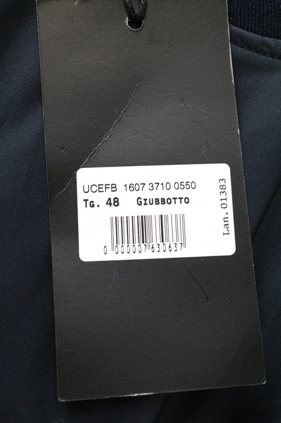 RICHMOND Men's Bomber Jacket 48 Blue Lightweight Embroidered Back Long Sleeve