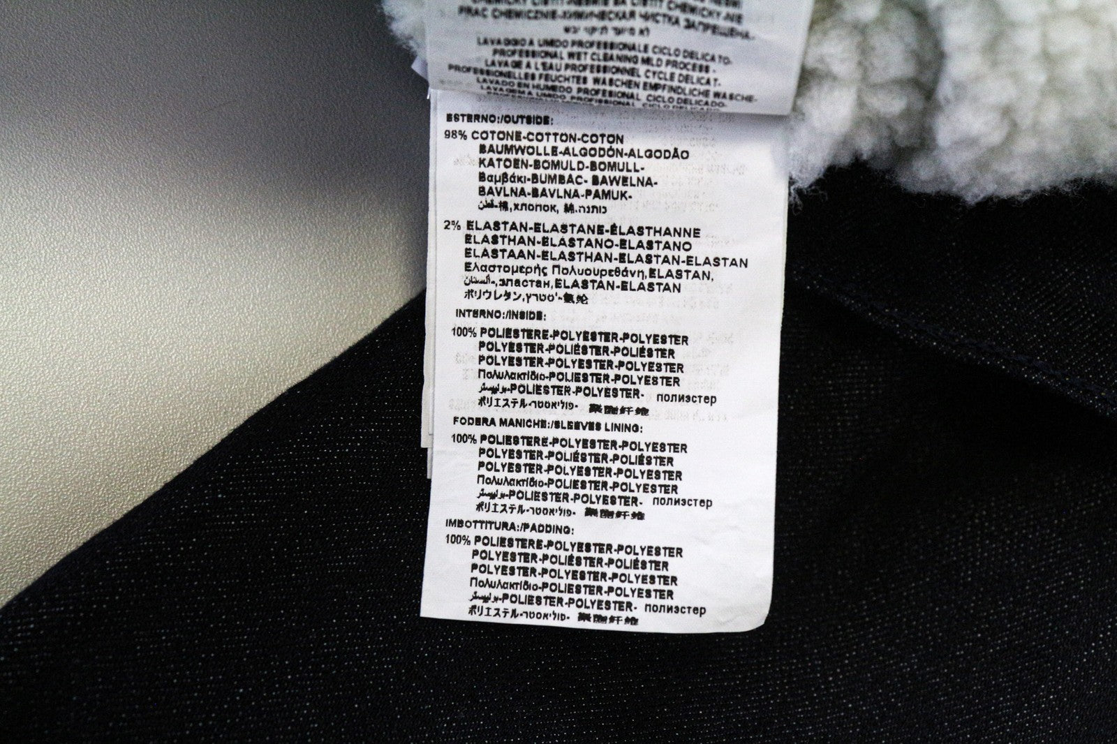 REPLAY Women's Jacket XL Blue Stretch Cotton Denim Collared Long Sleeve Lined