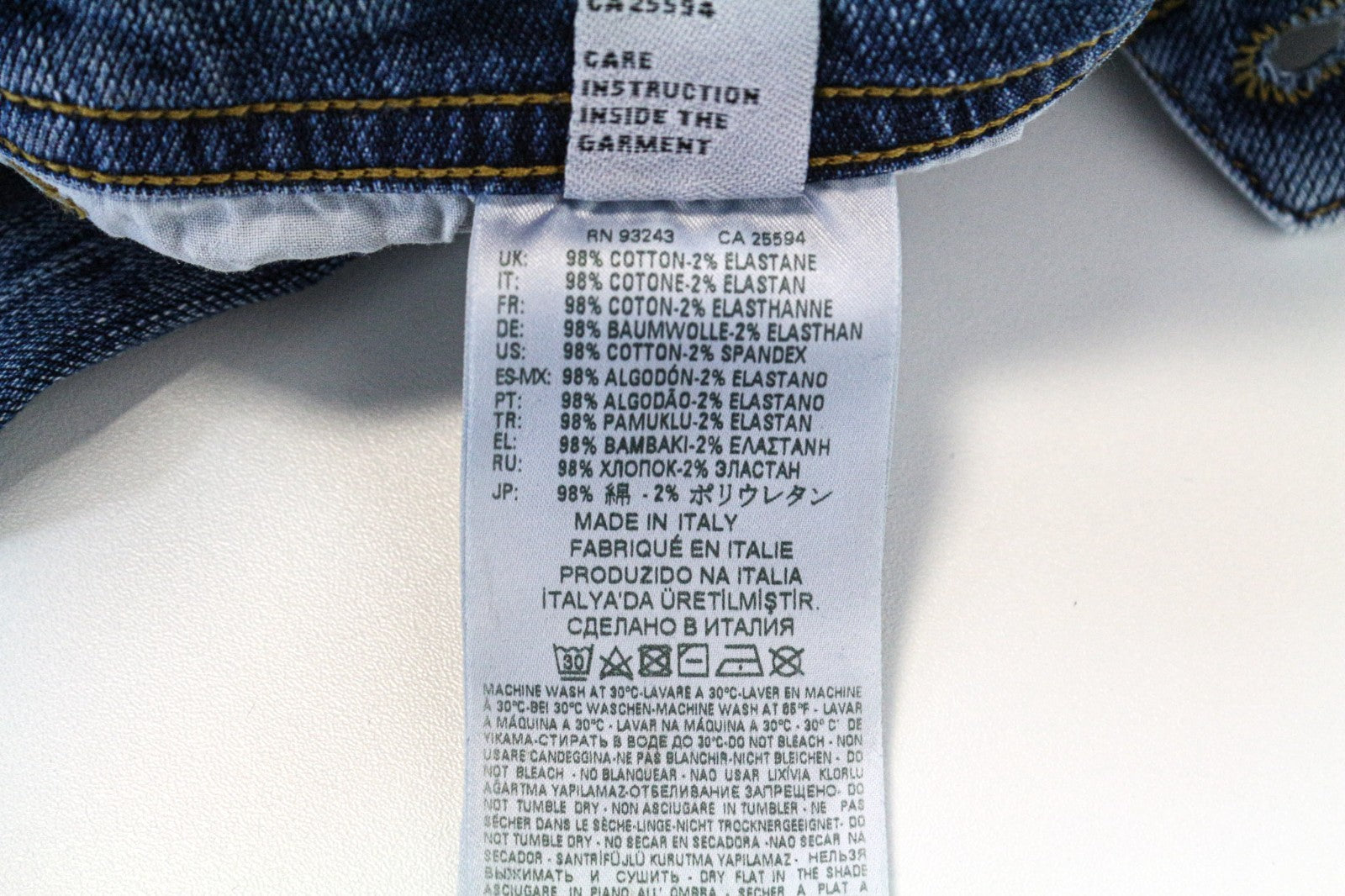 DIESEL Thommer 0090M Men's Jeans W28/L32 Blue Ripped Slim Skinny Stretch Denim