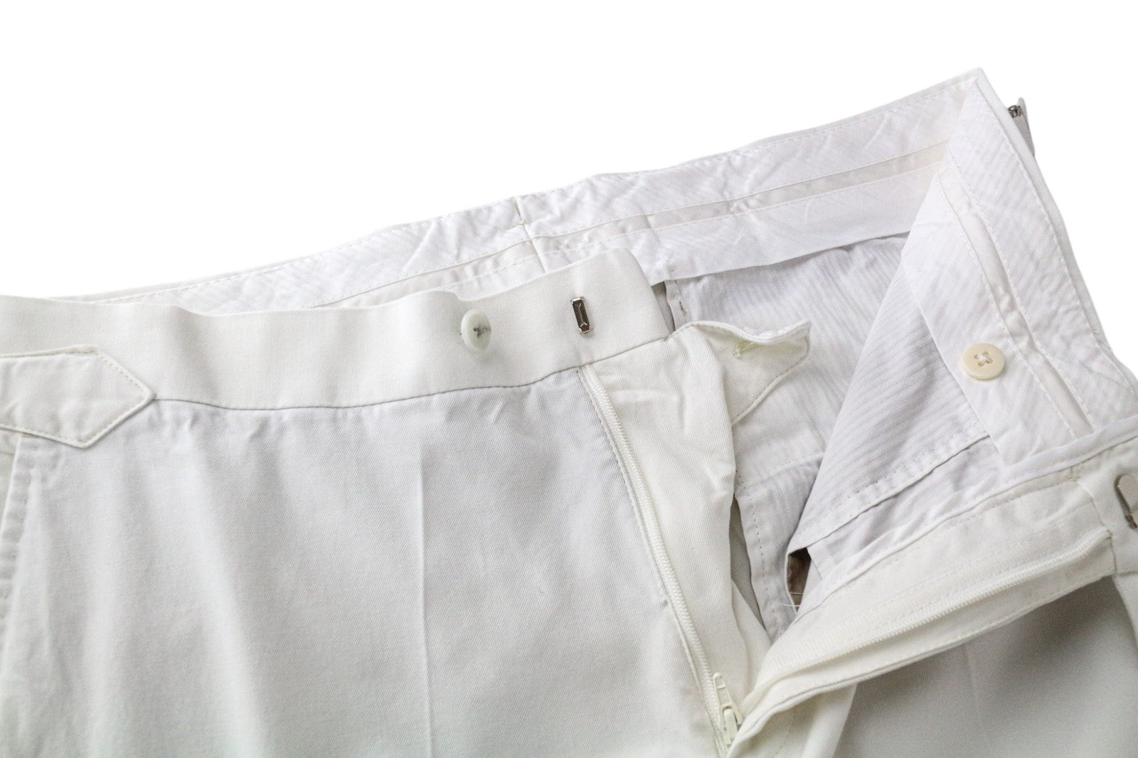 SUITSUPPLY Havana Men Blazer UK38R Off-White Slim Single-Breasted 2 Piece
