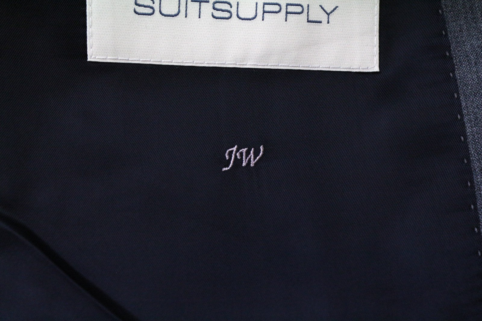 SUITSUPPLY La Spalla Men Suit UK44L Pure Wool S120s Grey 2-Piece Melange Slim