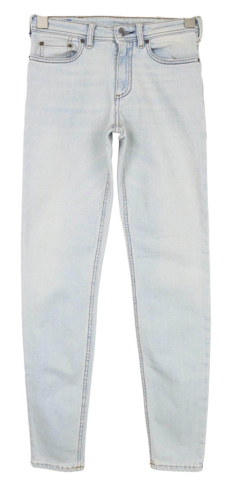 ACNE STUDIOS Climb Women Jeans W25/L34 Bla Konst Light Blue Skinny Stretch