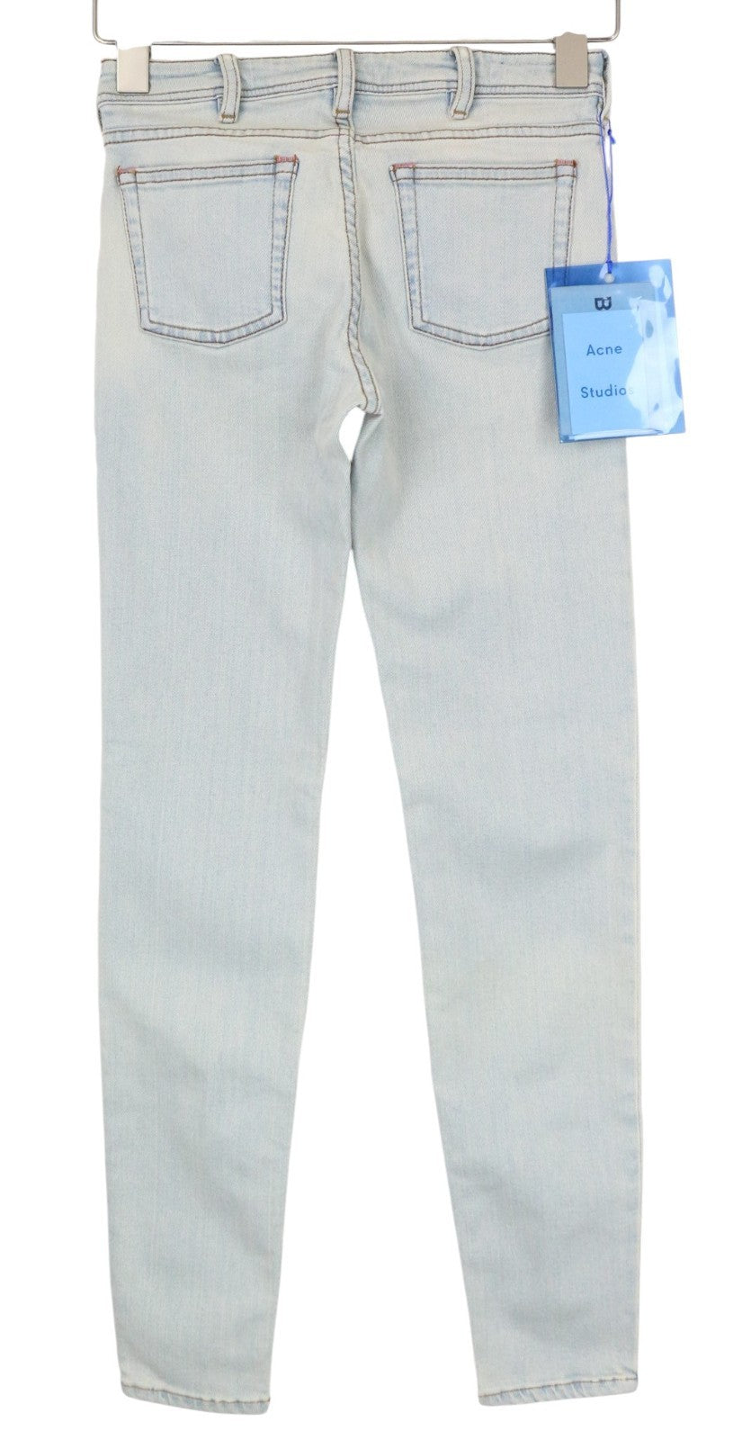 ACNE STUDIOS Climb Women Jeans W25/L34 Bla Konst Light Blue Skinny Stretch