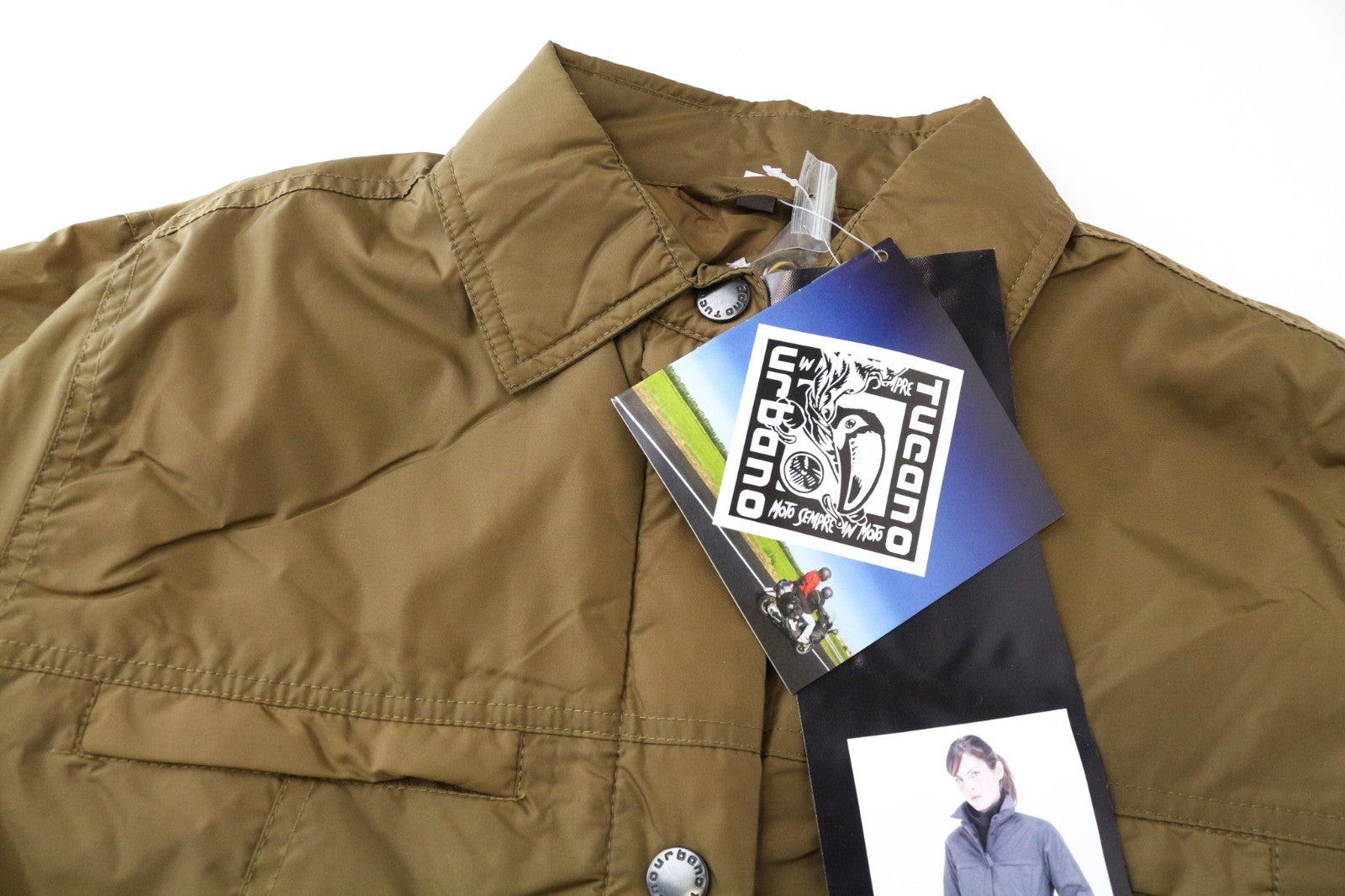 TUCANO URBANO Lori Women Jacket M Brown Windproof Scooter Breathable Padded