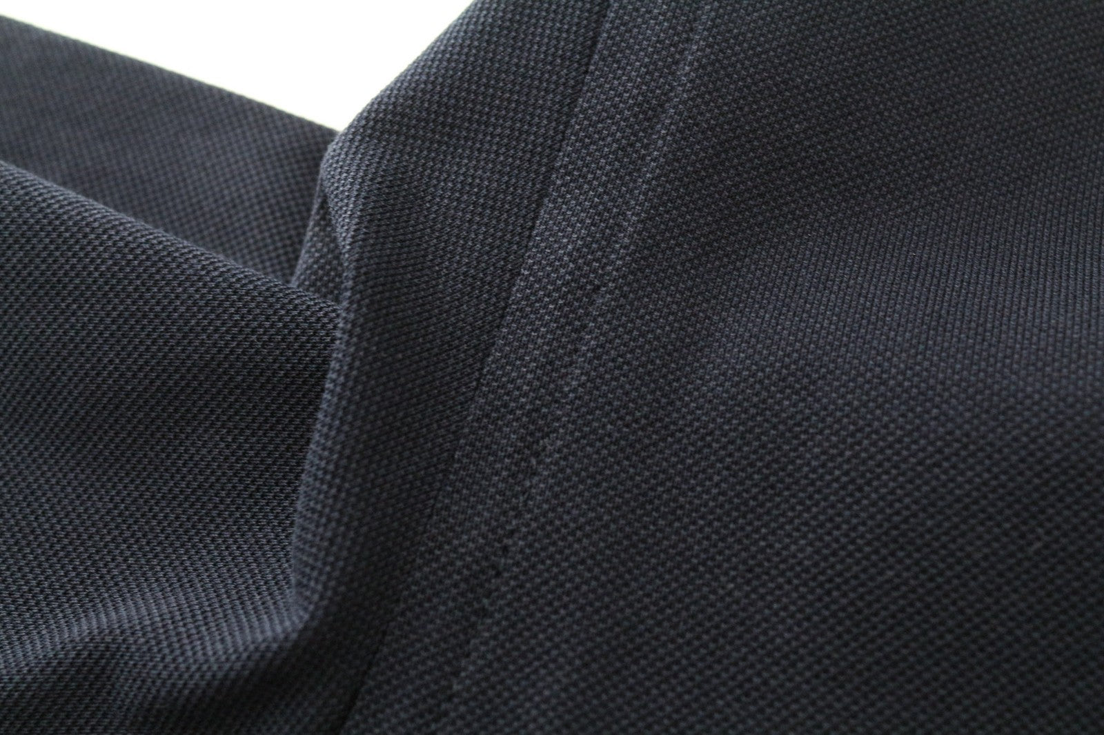 SUITSUPPLY Men T-Shirt 37/38/ 14 1/2/15 Extra Slim Navy Blue Pure Cotton Polo