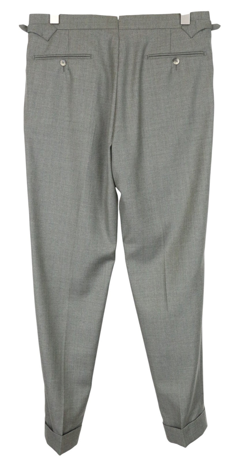 SUITSUPPLY Men Suit UK36S Double-Breasted Waistcoat Trousers Wool Green 2Piece