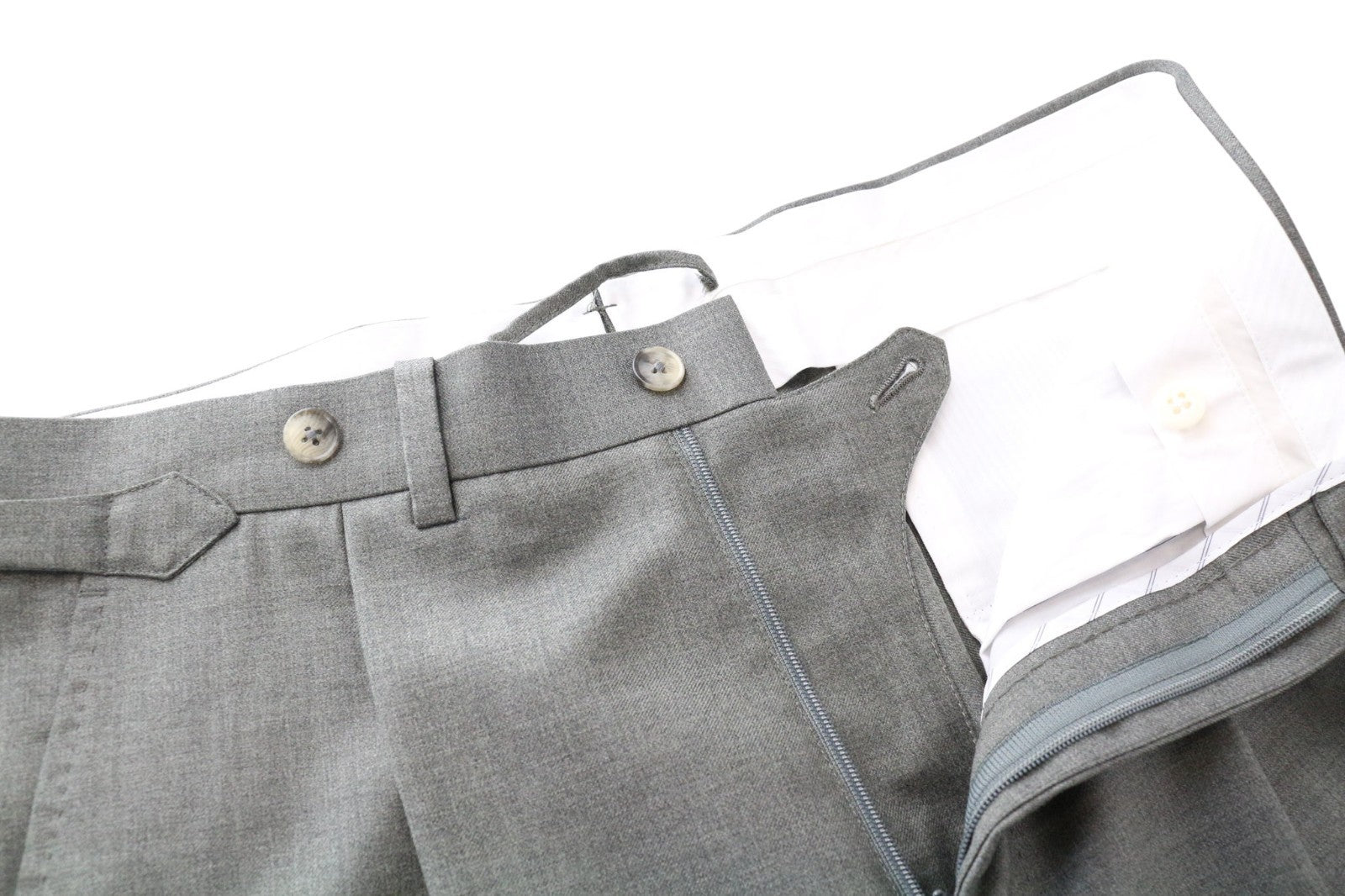 SUITSUPPLY Ferrara Men Suit UK36R Trousers Waistcoat Pure Wool Green 2 Piece