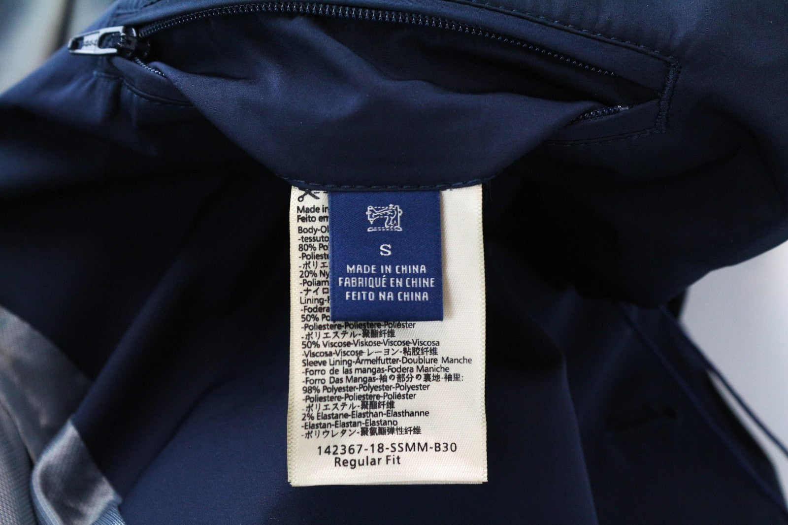 SCOTCH & SODA Ams Couture Men Blazer S Blue Single-Breasted Lined Classic