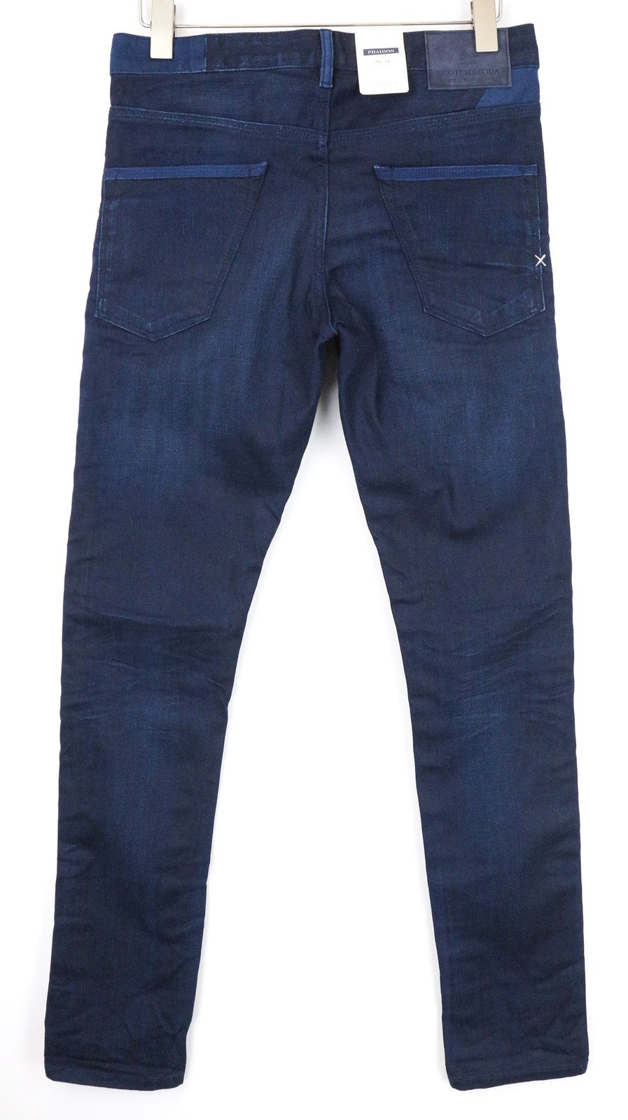 SCOTCH & SODA Phaidon Men Jeans W29/L34 Slim Fit Dark Blue Cotton Stretch Wash