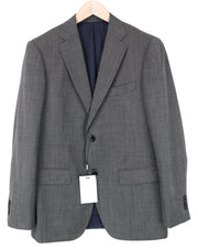 SUITSUPPLY Napoli Men Blazer UK40R Grey Pure Wool Super 120's Single-Breasted