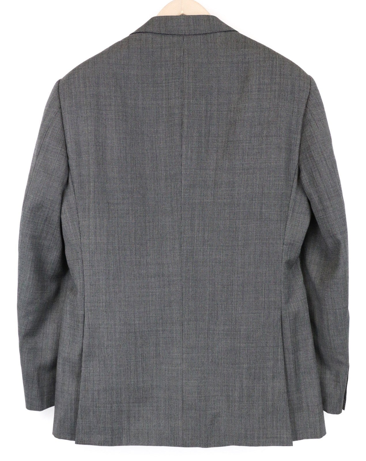 SUITSUPPLY Napoli Men Blazer UK40R Grey Pure Wool Super 120's Single-Breasted
