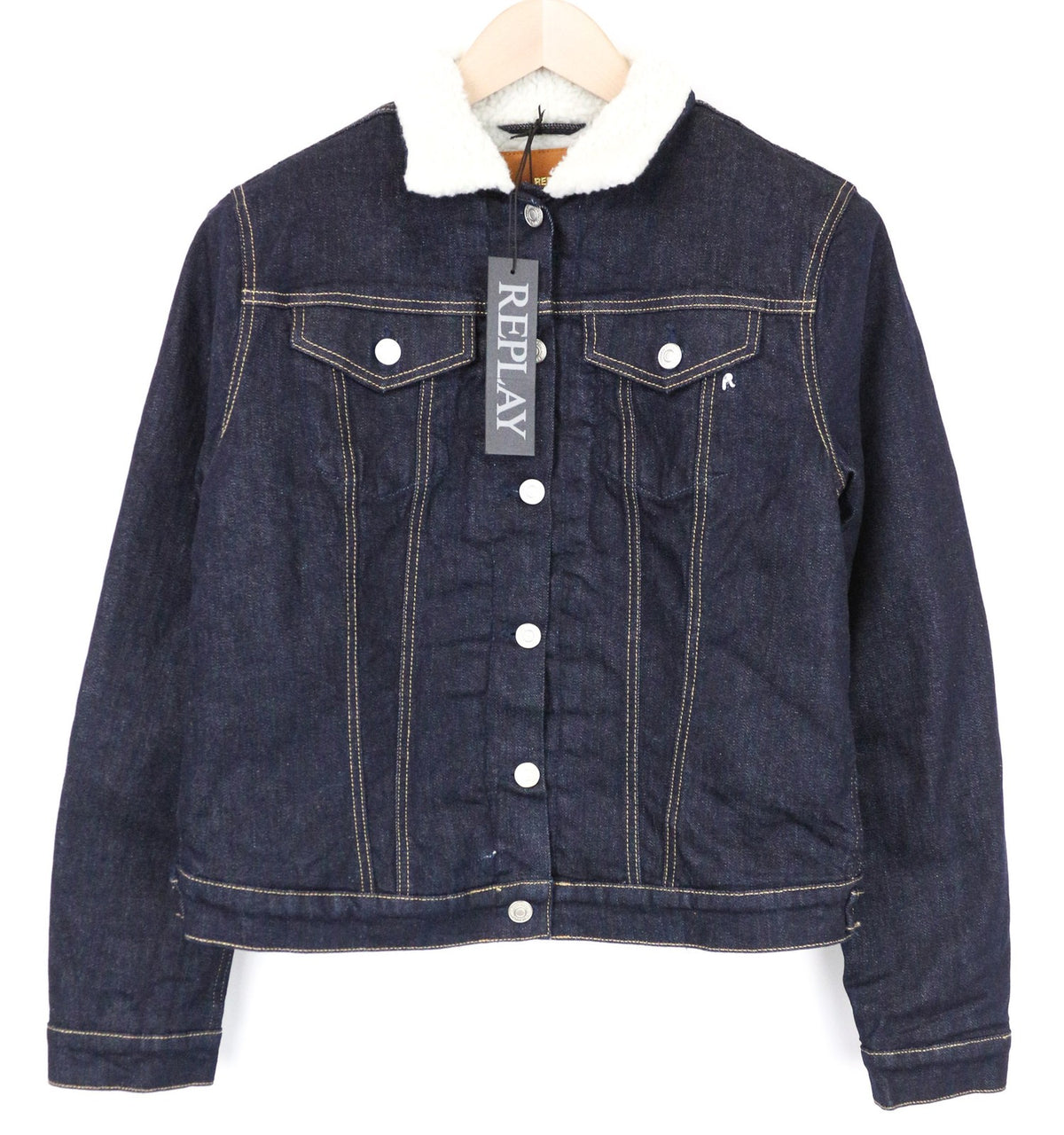 Blaue Jeansjacke