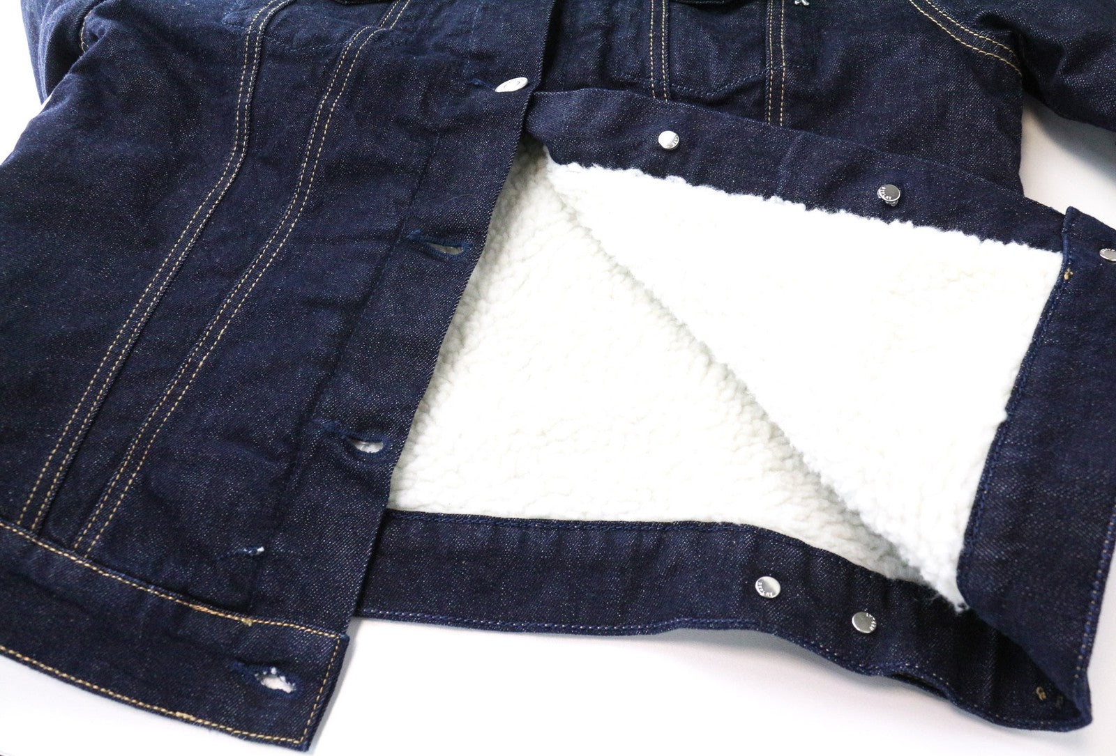 REPLAY Women Jacket L Blue Cotton Stretch Denim Cropped Single-Breasted
