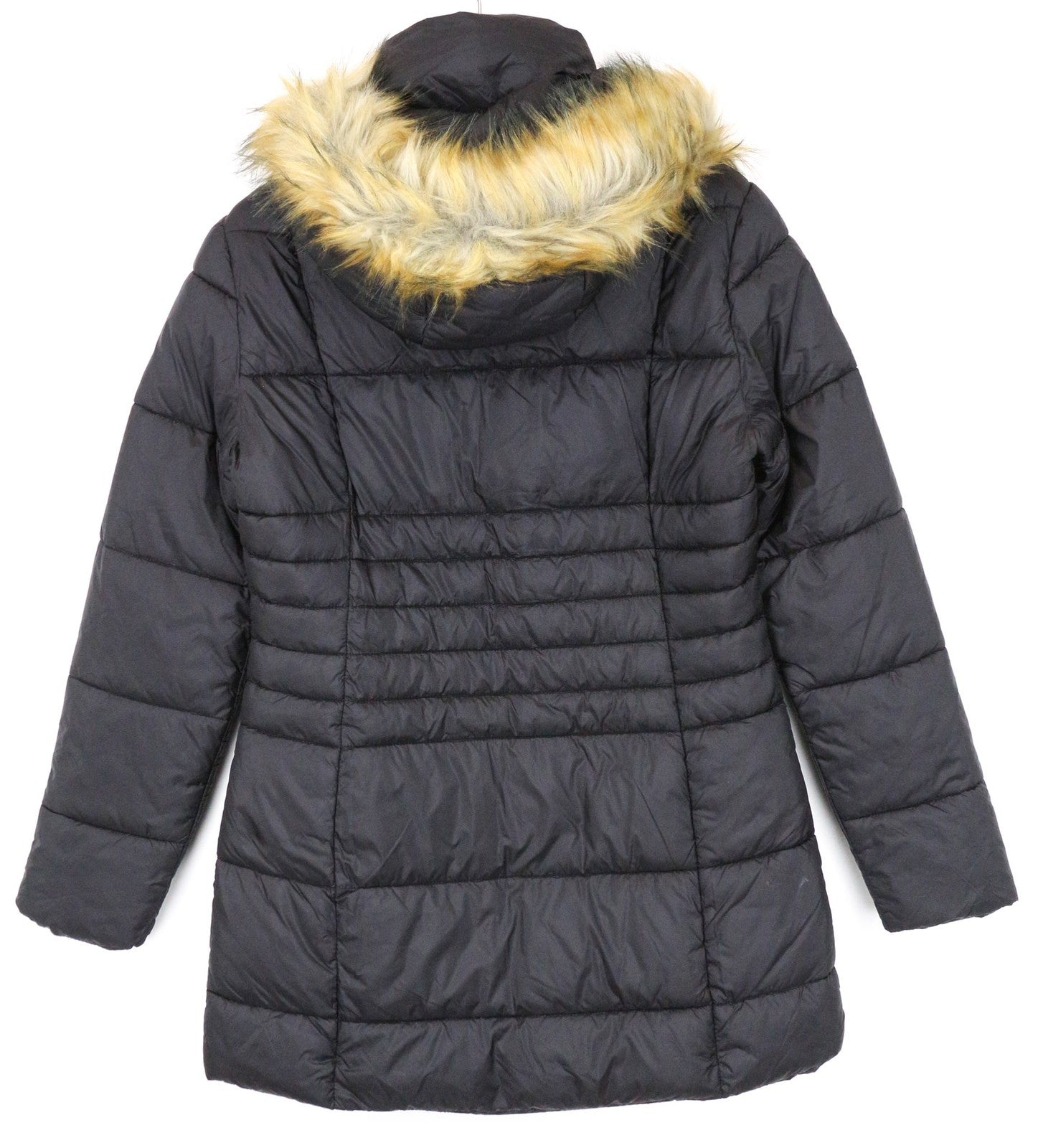 TUCANO URBANO Furbet Women Jacket M Black Thermal Padded Faux Fur Hooded Lined