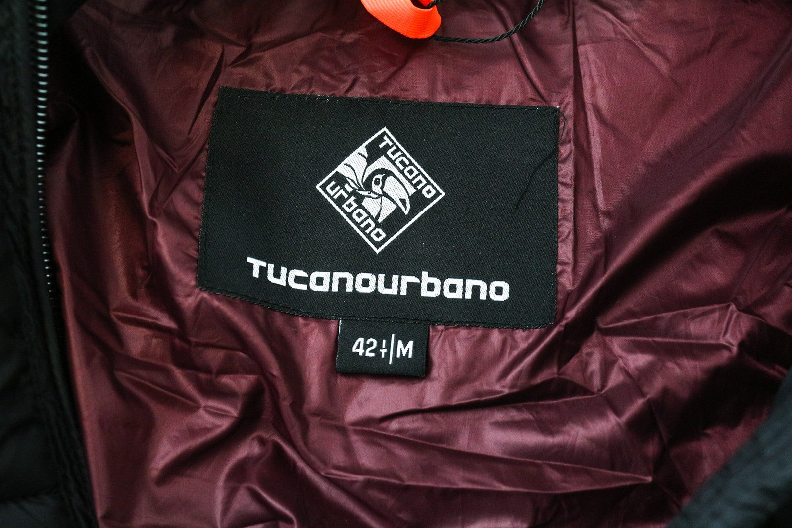 TUCANO URBANO Furbet Women Jacket M Black Thermal Padded Faux Fur Hooded Lined