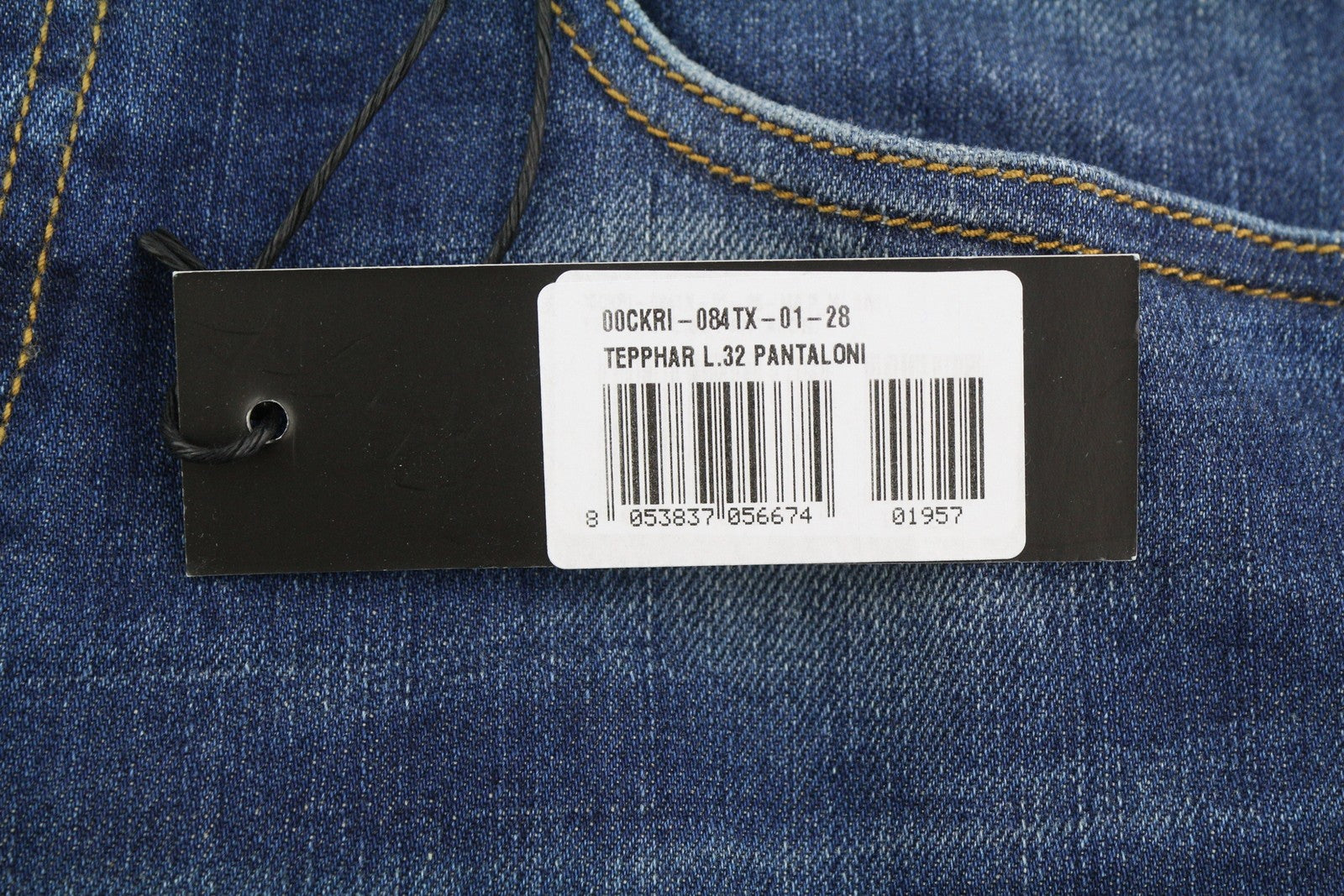 DIESEL Tepphar 084TX Men's Jeans W28/L32 Blue Faded Skinny Distress Denim