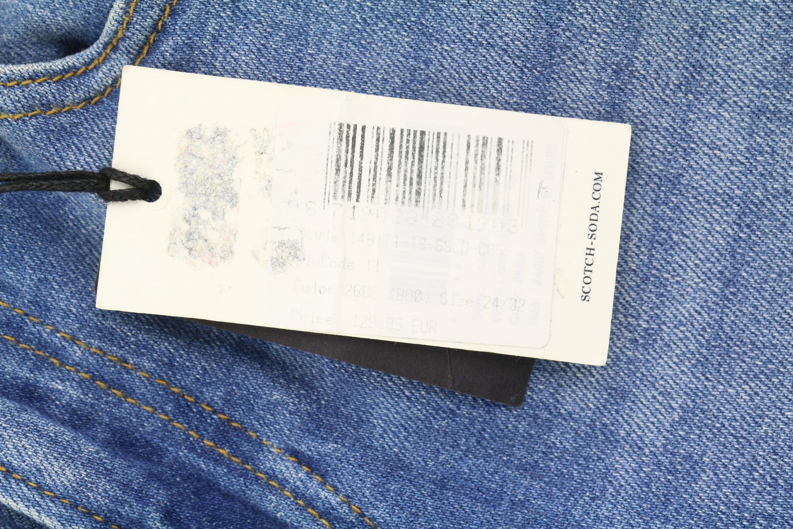 SCOTCH & SODA High Five Women's Jeans W24/L32 Blue High Rise Cropped Boyfriend