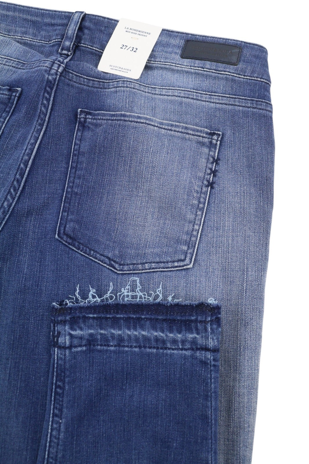 SCOTCH & SODA La Bohemienne Women's Jeans W27/L32 Faded Mid Rise Skinny