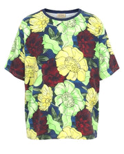 SCOTCH & SODA Men's T-Shirt 2XL Colourful Floral Thick Crew Short Sleeve
