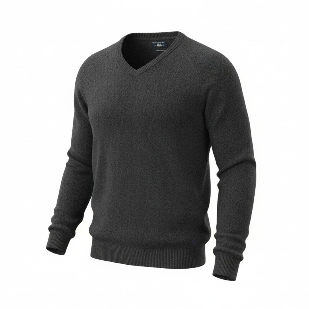 Grauer Pullover