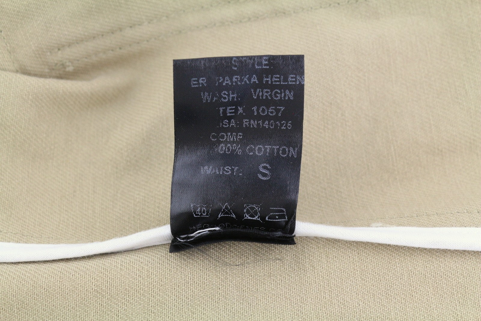 GOOD GENES Her Parka Helen Women's Jacket S Beige Lightweight Patch Pockets