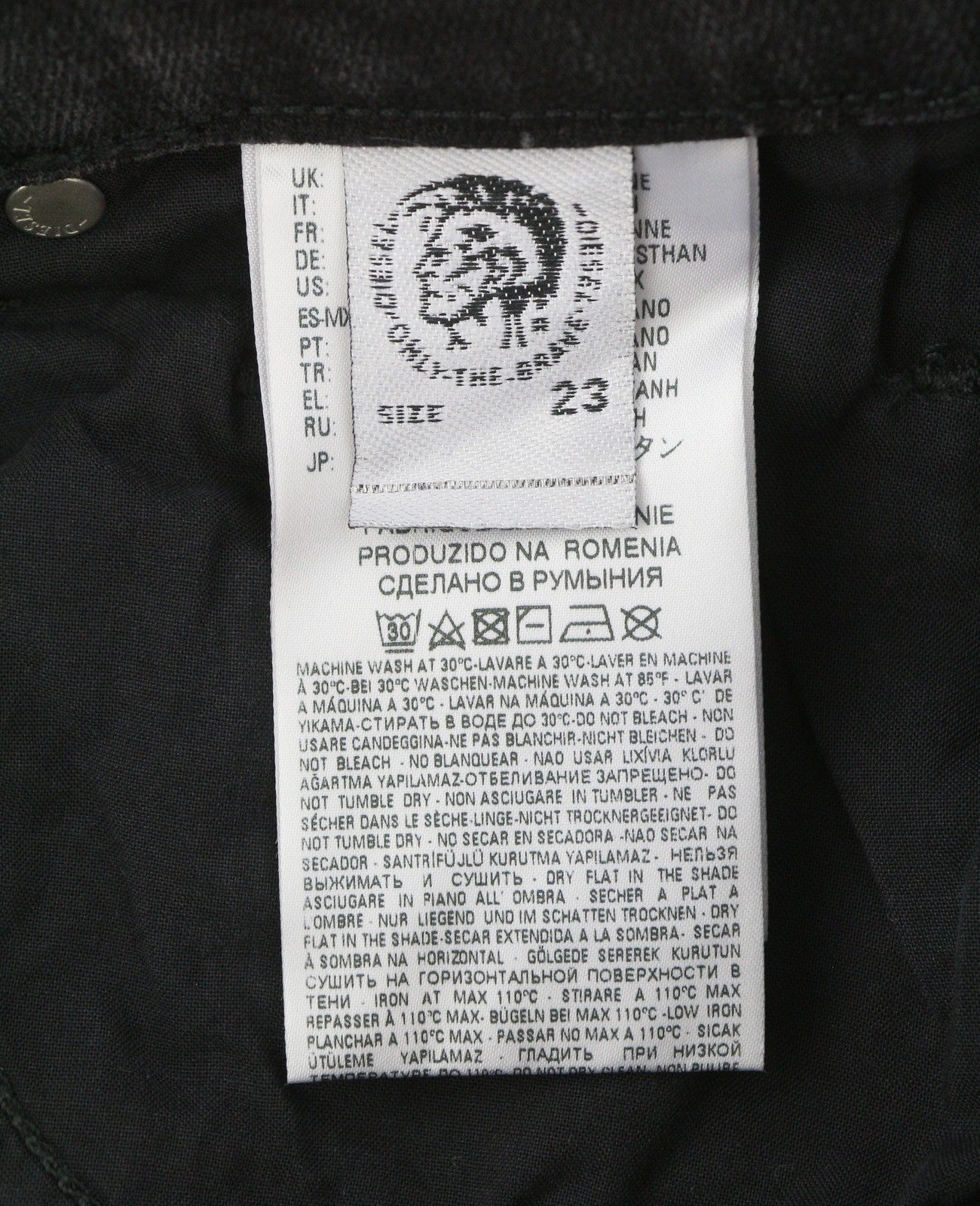 DIESEL Neekhol 069AB Women's Jeans W23/L32 Distress Straight Stretch Regular