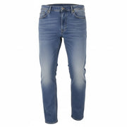 DIESEL Tepphar 0842H Men's Jeans W33/L32 Blue Slim Carrot Faded Stretch