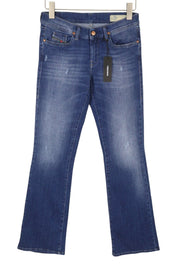 DIESEL Lowleeh 084QJ Women's Jeans W28/L32 Blue Slim Bootcut Low Waist Stretch