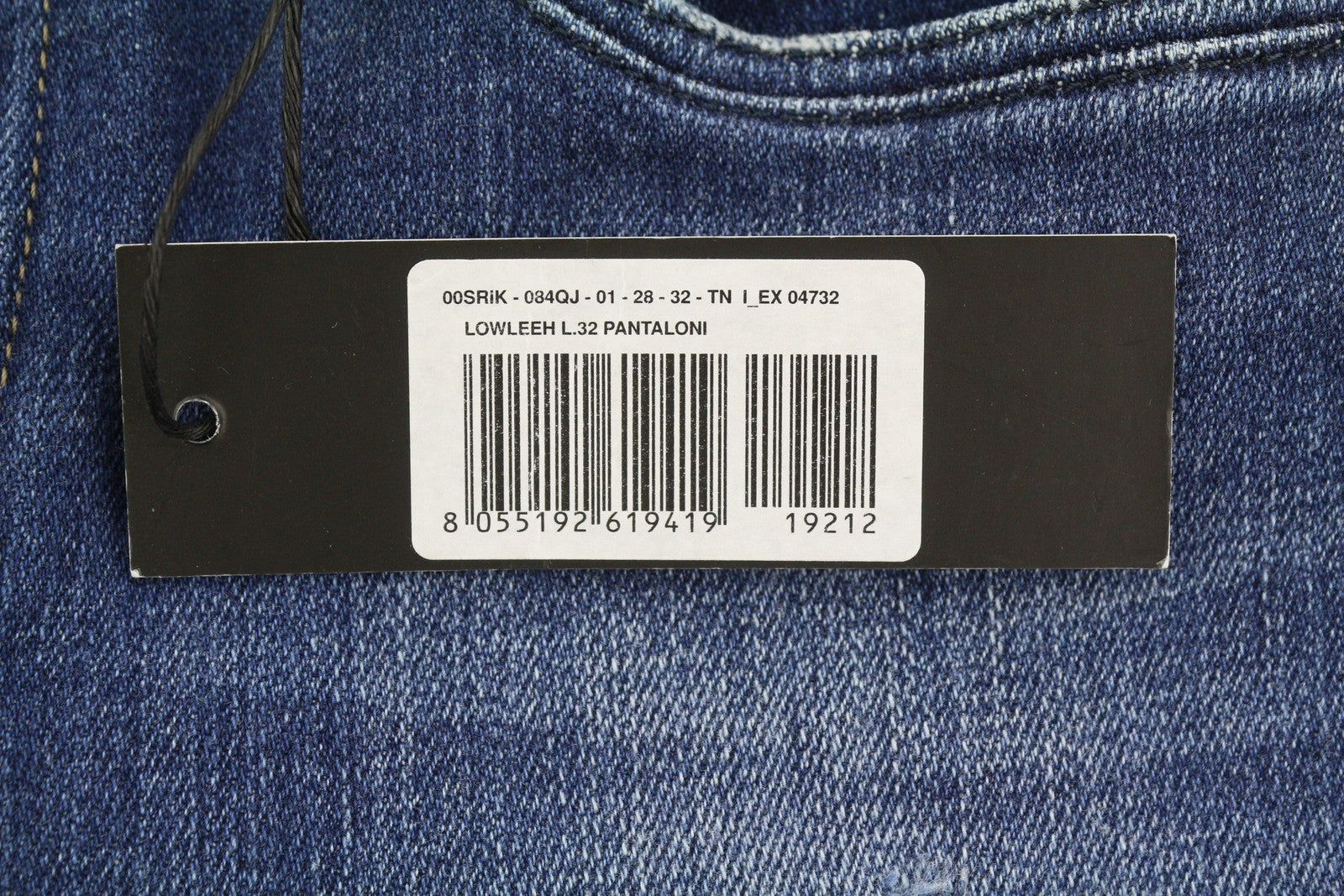 DIESEL Lowleeh 084QJ Women's Jeans W28/L32 Blue Slim Bootcut Low Waist Stretch