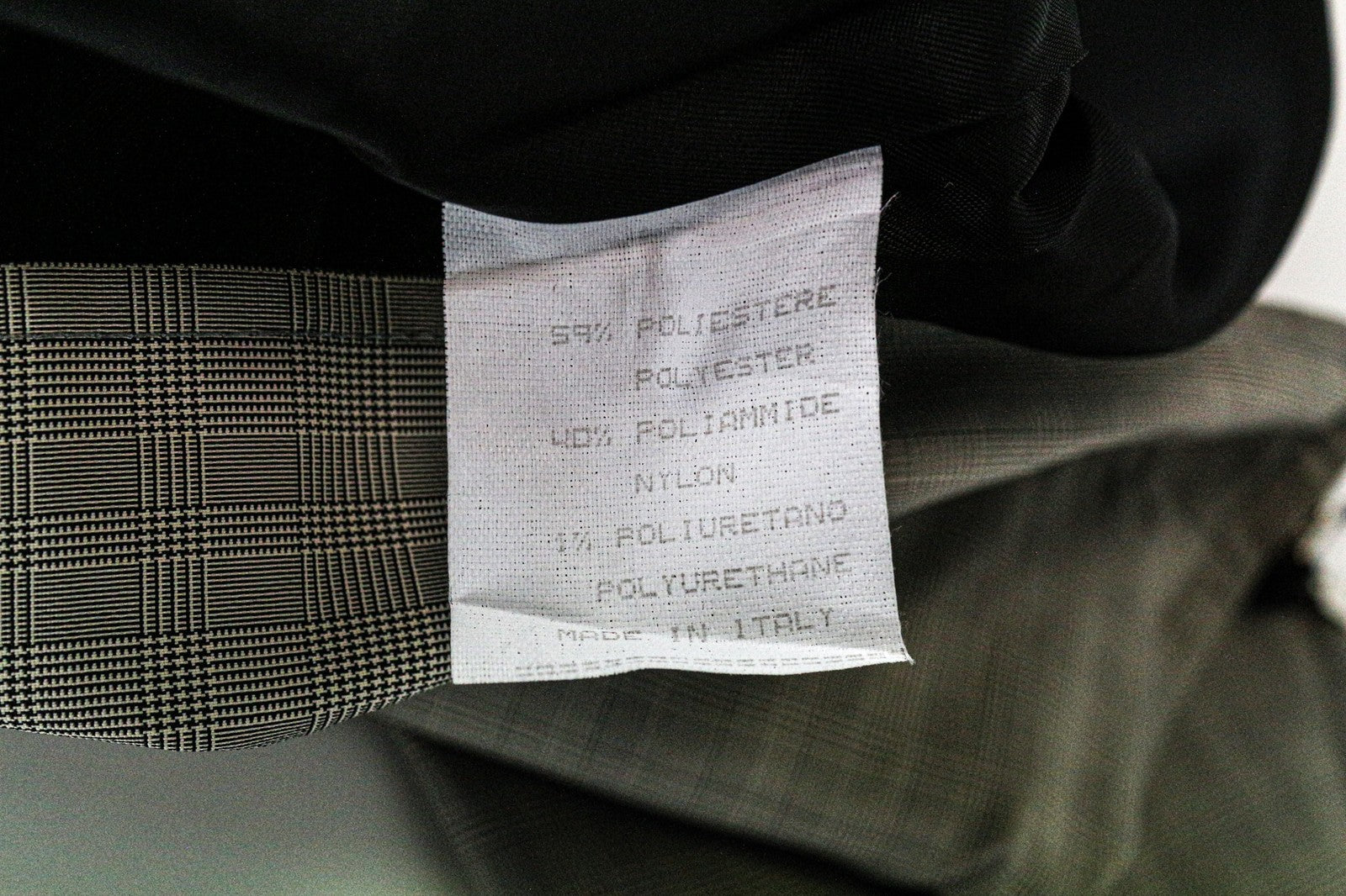 JOHN RICHMOND Men's Jacket UK18 Grey Checked Pattern Zip Long Sleeve Lightweight