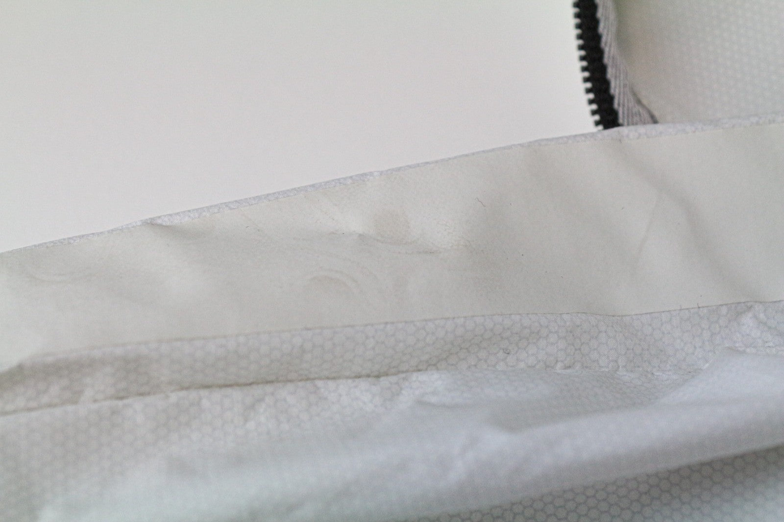 REPLAY Men's Jacket L Light Grey Hooded Zipped Reflective Lightweight Unlined