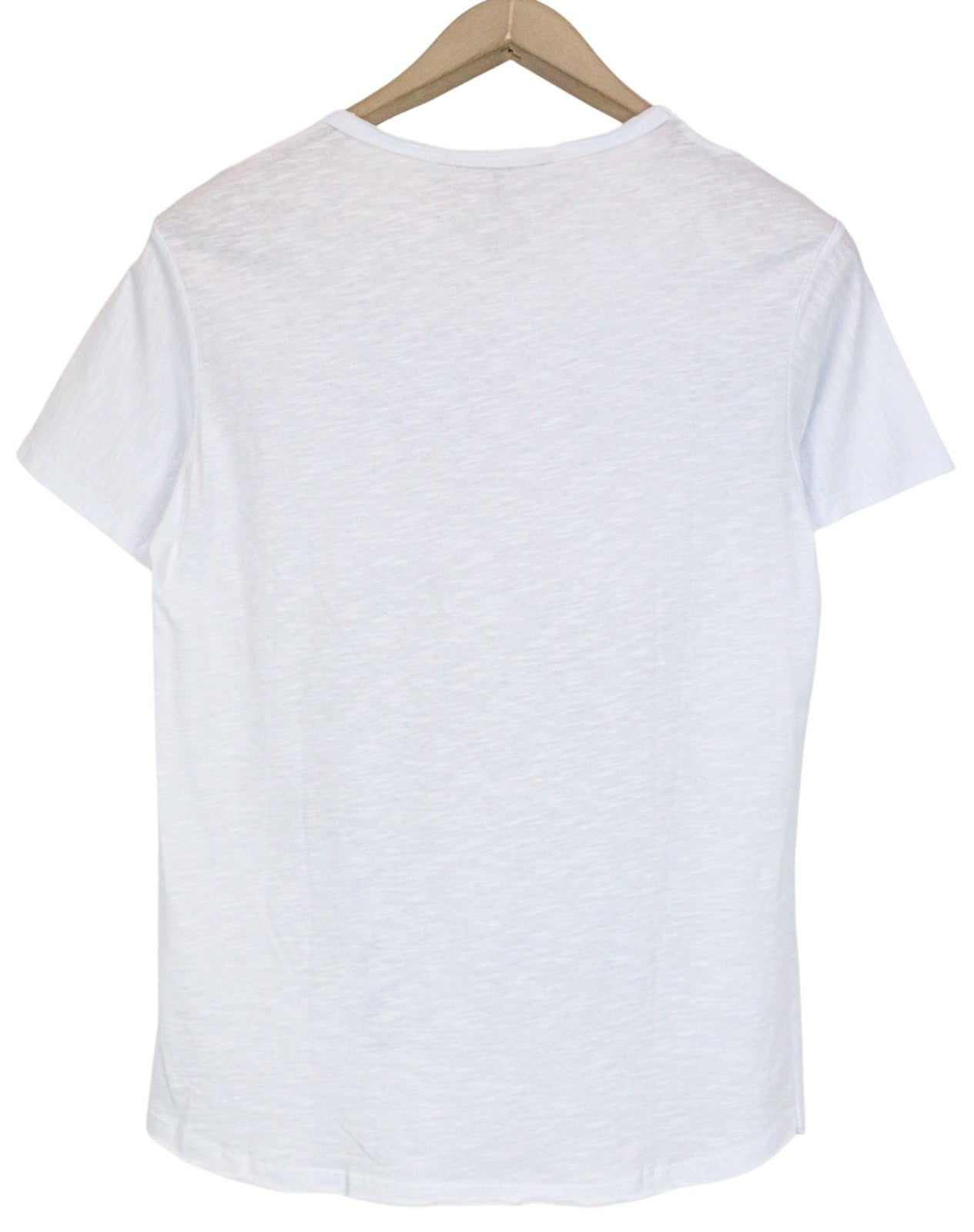 TAKESHY KUROSAWA Men's T-Shirt S White Pure Cotton Logo Short Sleeve Pullover