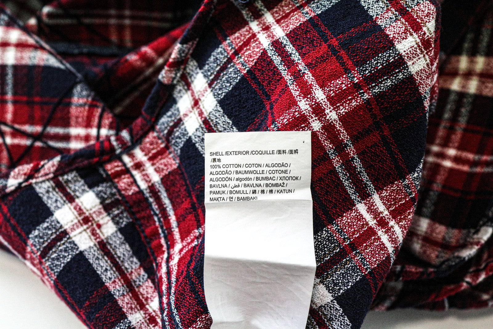 DESIGUAL Juli Men's Shirt S Red Cotton Checked Casual Long Sleeve Pocketed