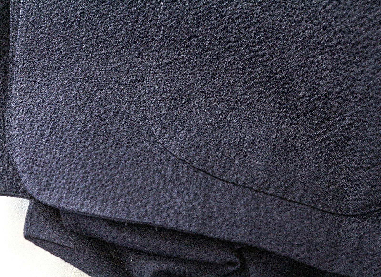 SUITSUPPLY Havana Men's Suit UK38R Blue Slim 2Pc Cotton Stretch Crinkle Unlined