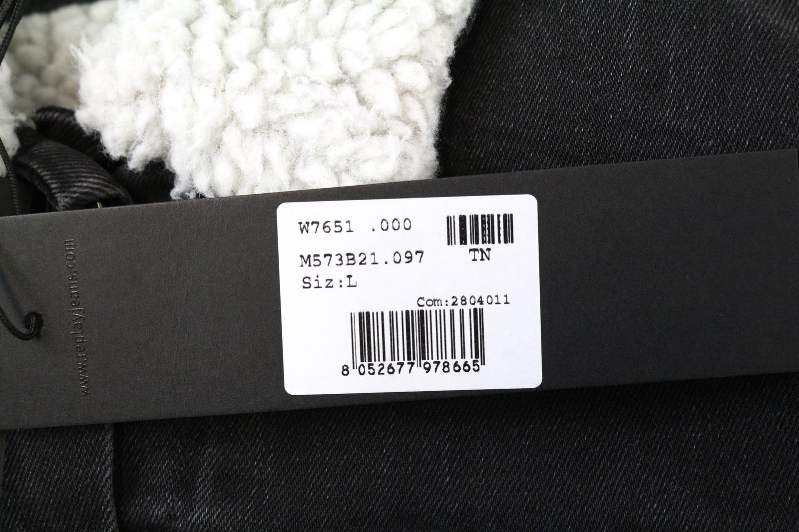 REPLAY Women's Jacket L Black Collared Washed Stretch Cotton Denim Lined Casual