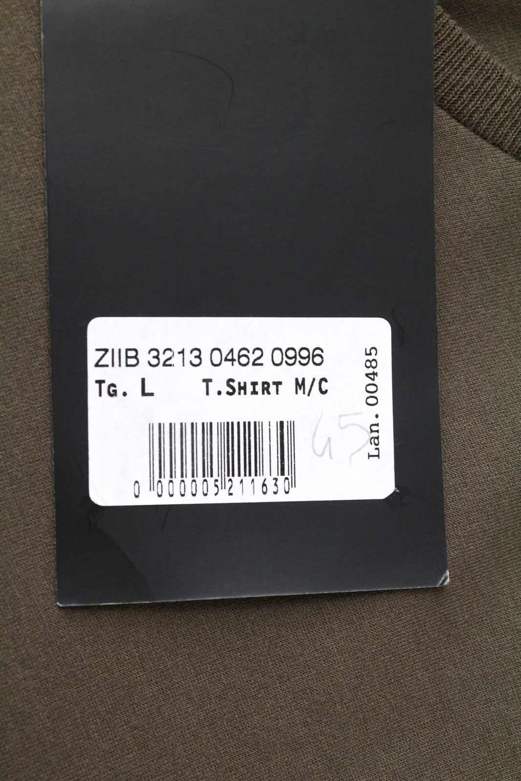 RICHMOND Men's T-Shirt L Brown Cotton Pullover Skull Logo Short Sleeved Casual